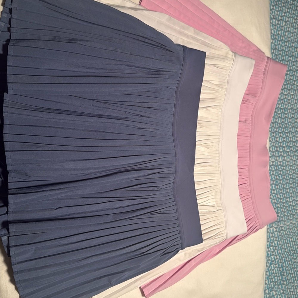 Lululemon Pleated Tennis Skirts - Size 8